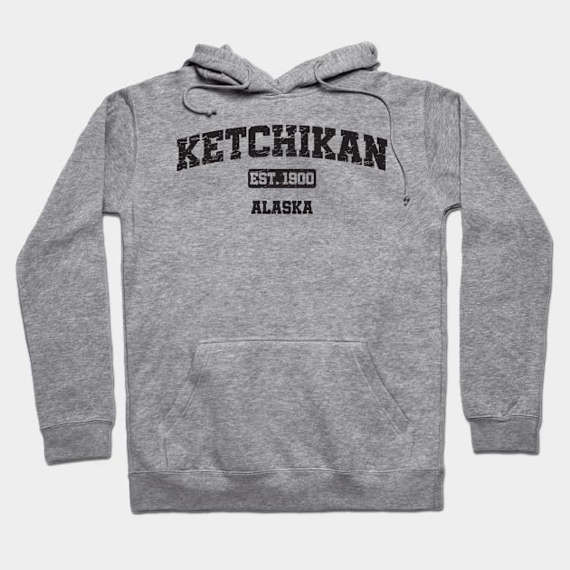 Ketchikan Alaska 1900 blk Hoodie by Poppa's Designs